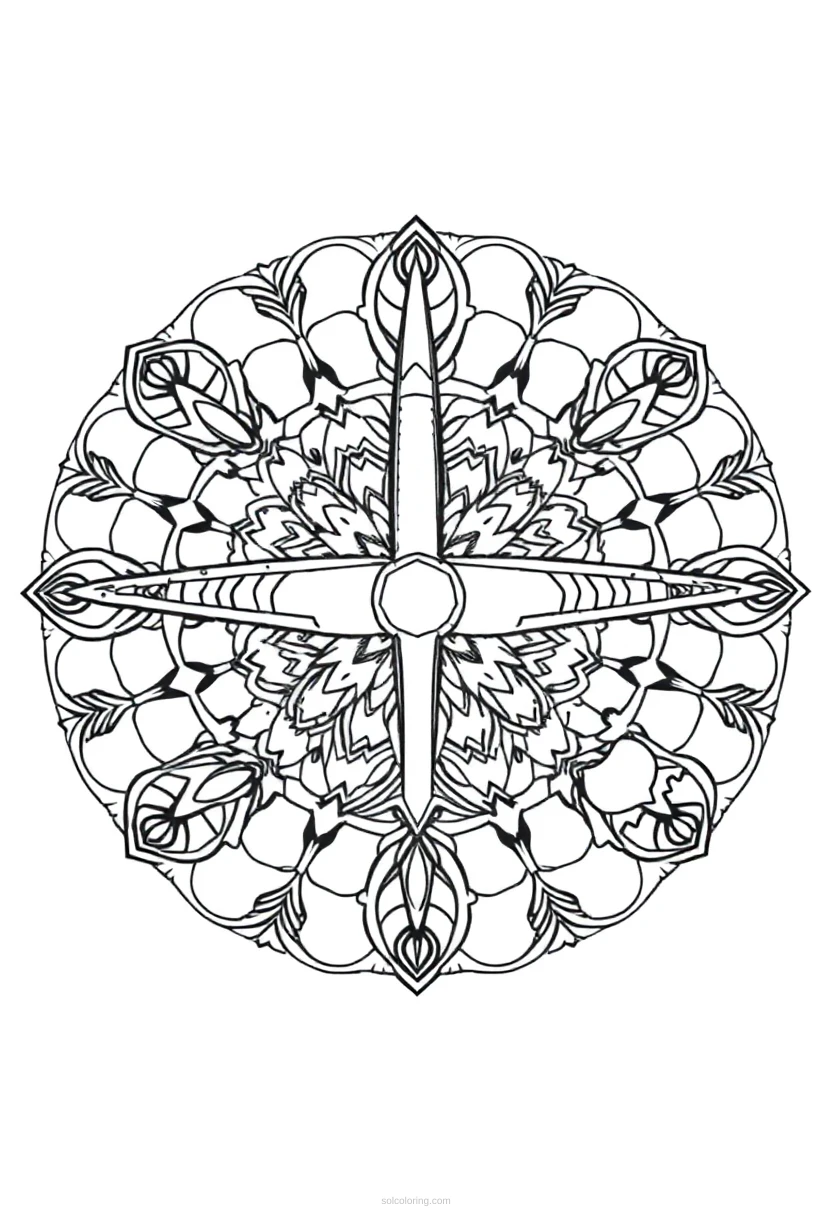 Airplane coloring page for kids