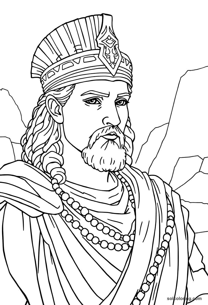 Alexander The Great In Egypt coloring pages