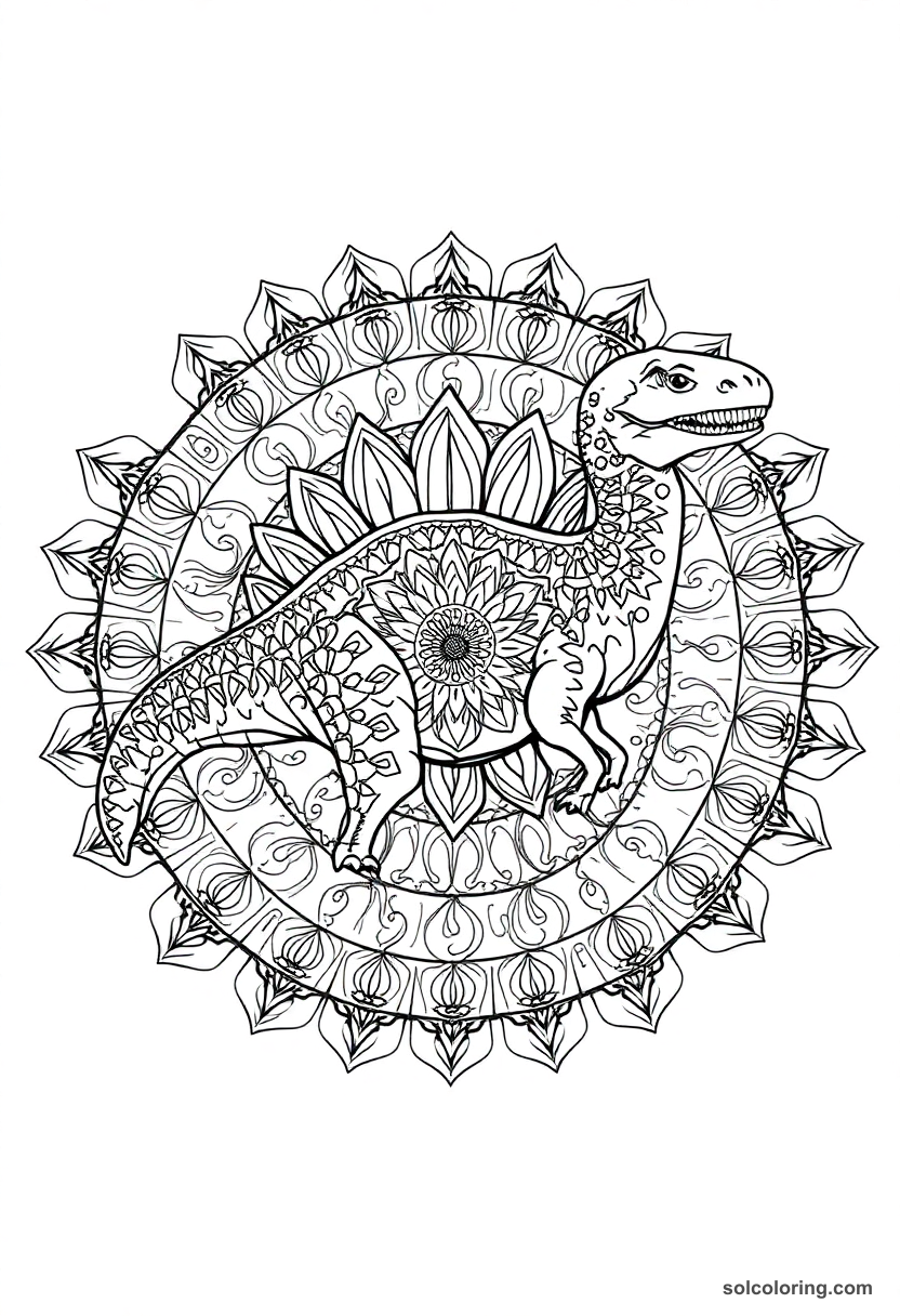 Mandala Allosaurus