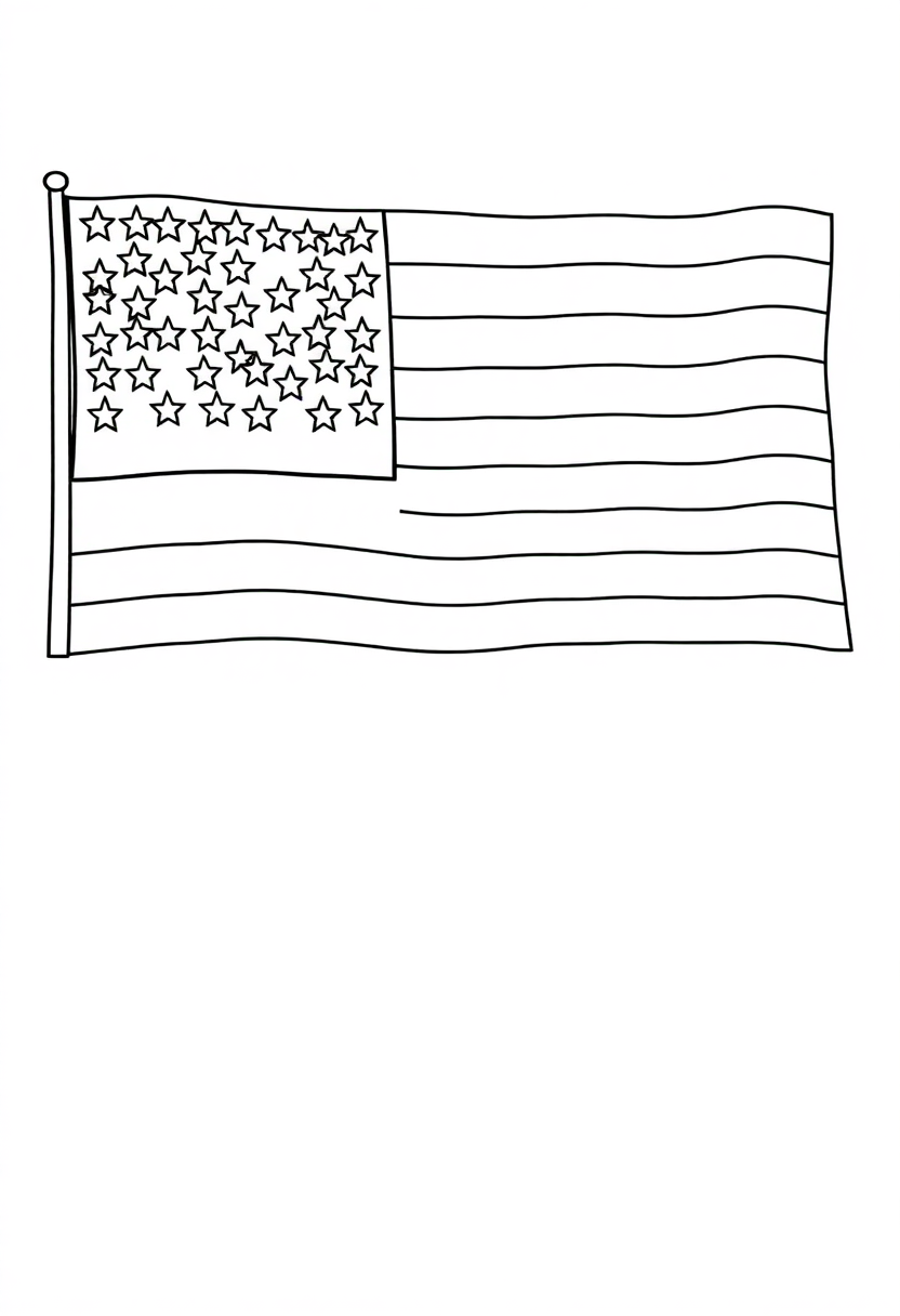 American Flag coloring pages