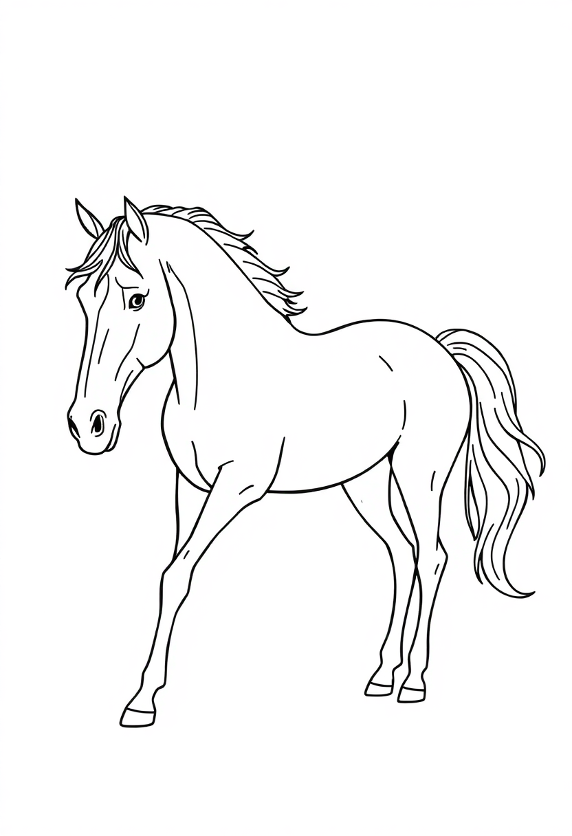Arabian Horse coloring pages