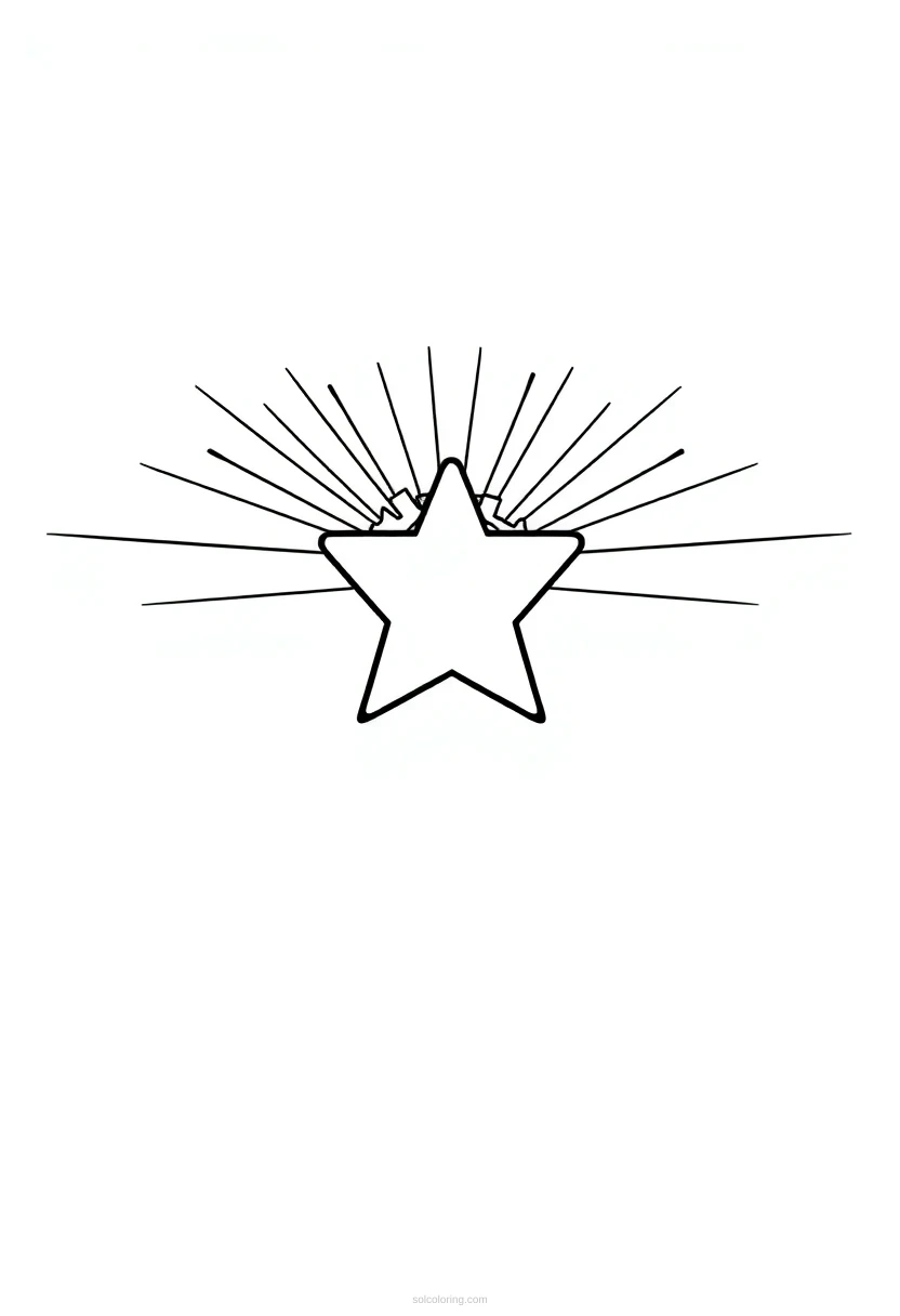 Arizona State Flag coloring page for kids