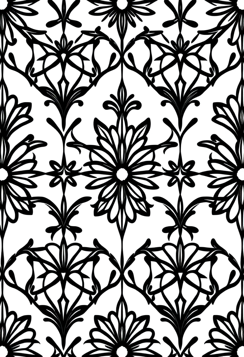 Art Deco Patterns coloring pages