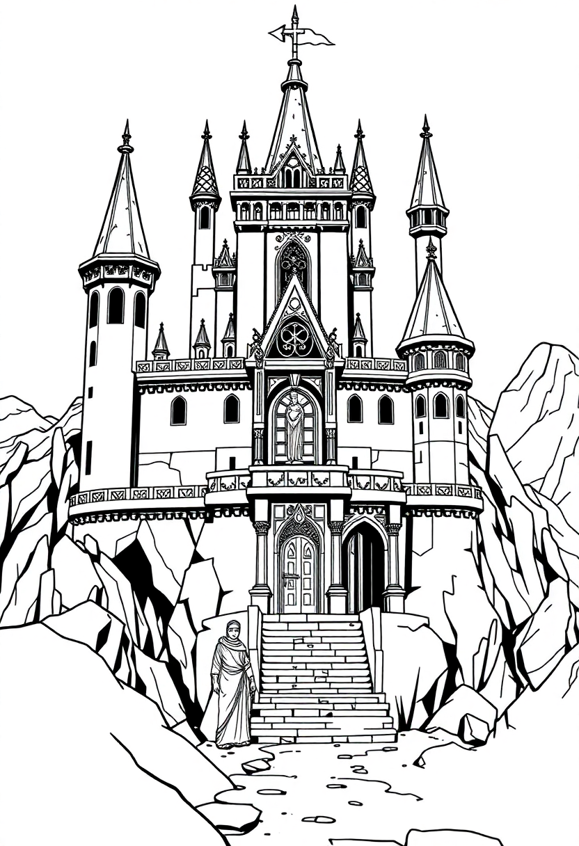 Asgard Castle coloring pages
