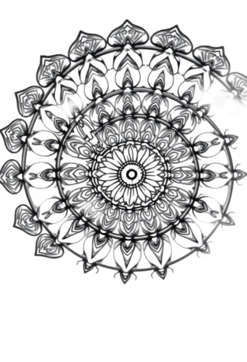 Bagel coloring page, free printable