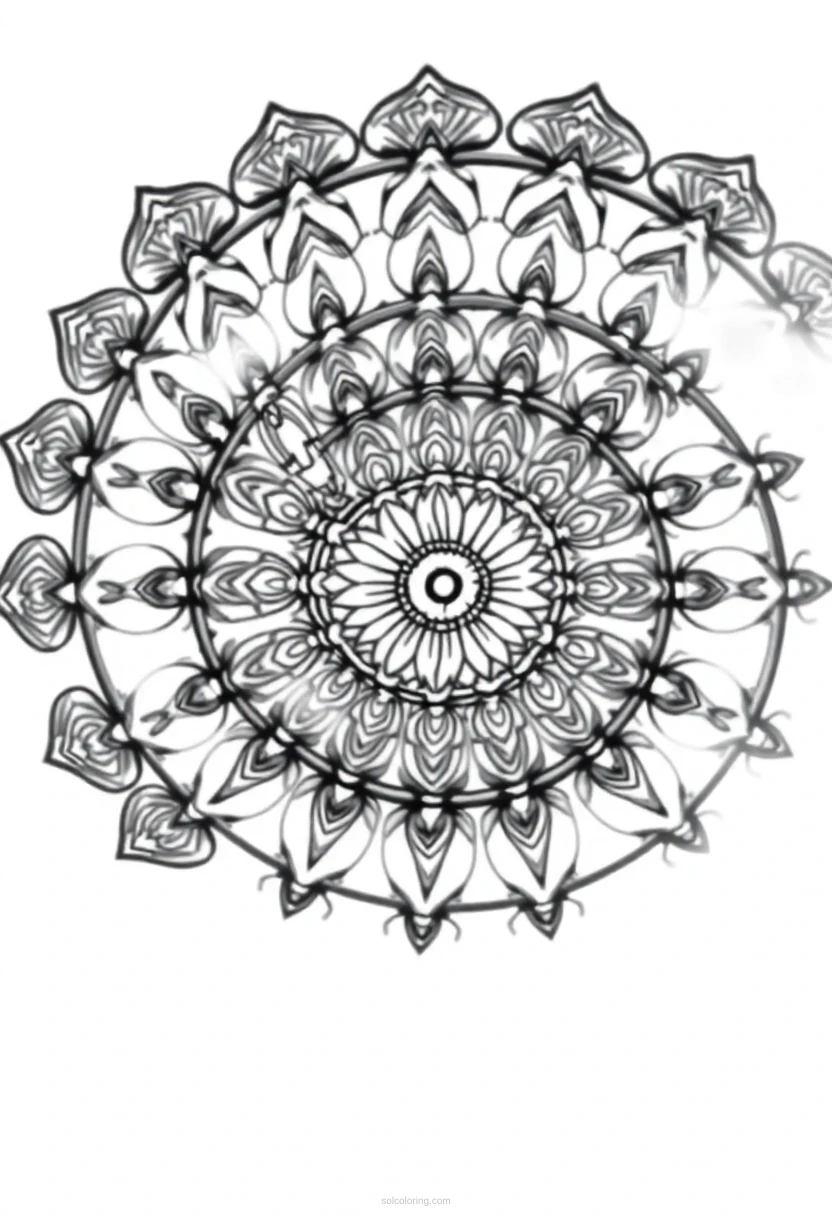 Bagel coloring page for kids