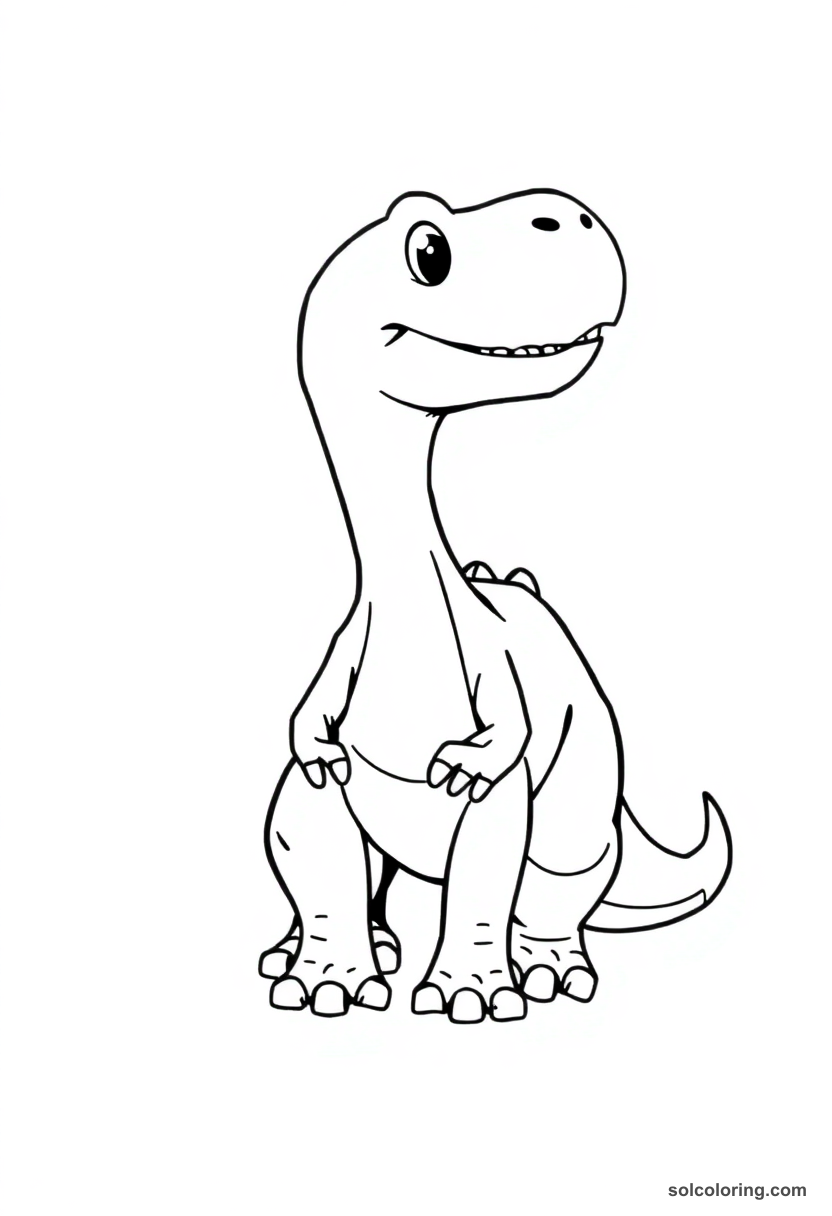 Cute Cartoon Baryonyx