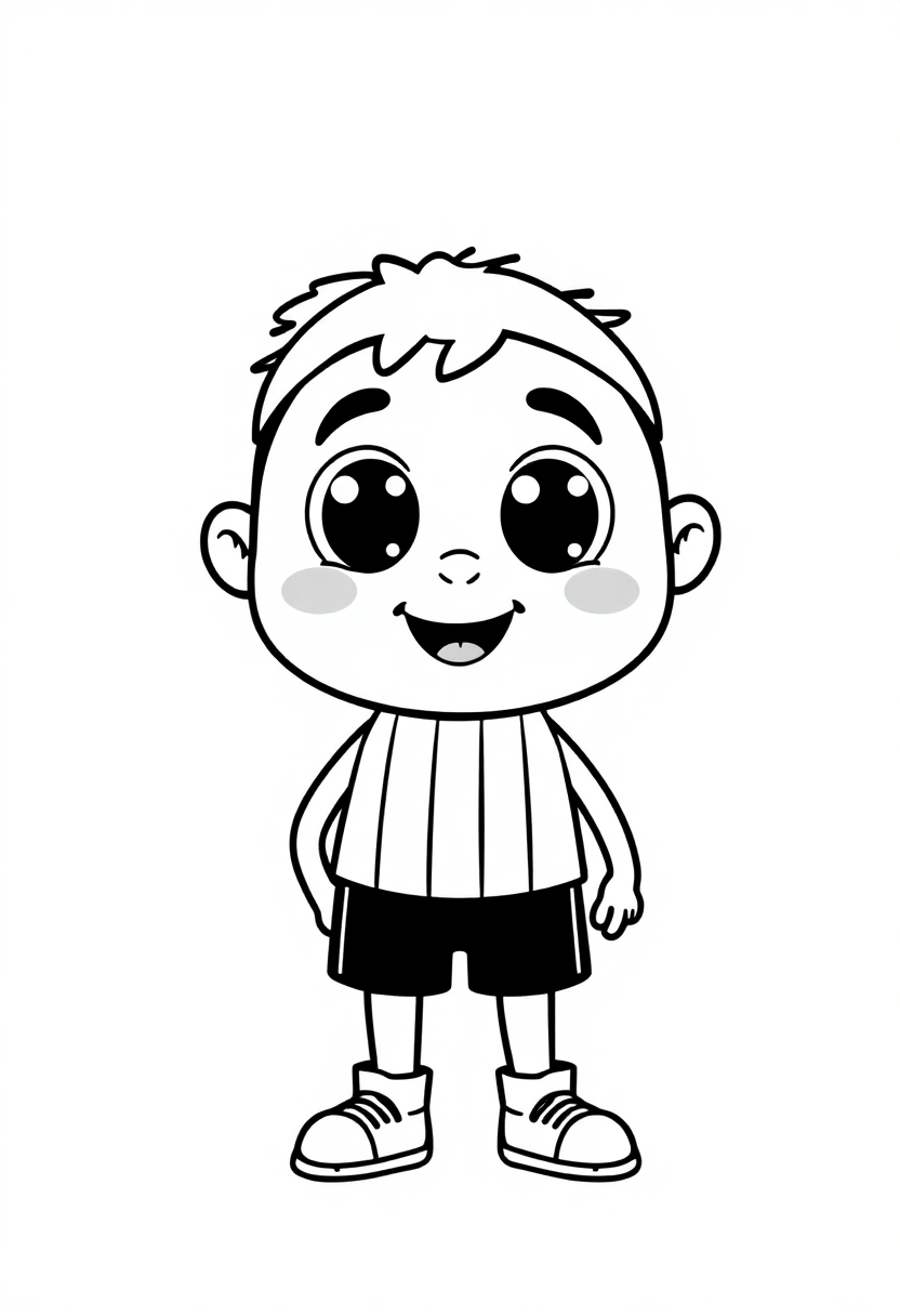 Basketball Referee Officiating coloring page, free printable
