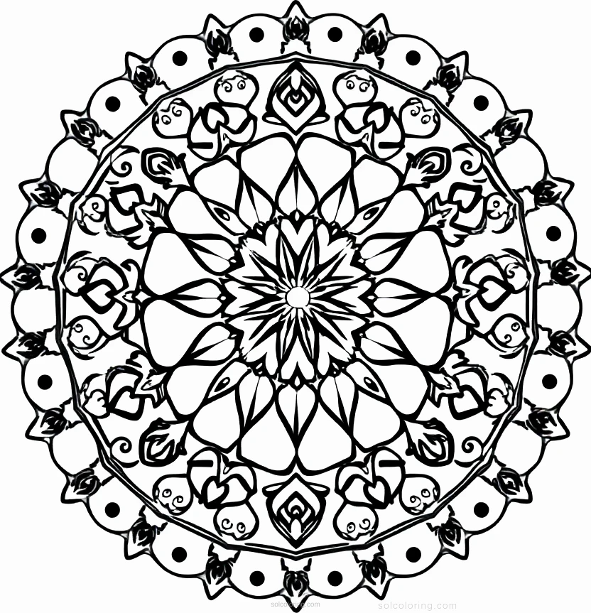 Big Cat Paw Prints coloring page for kids