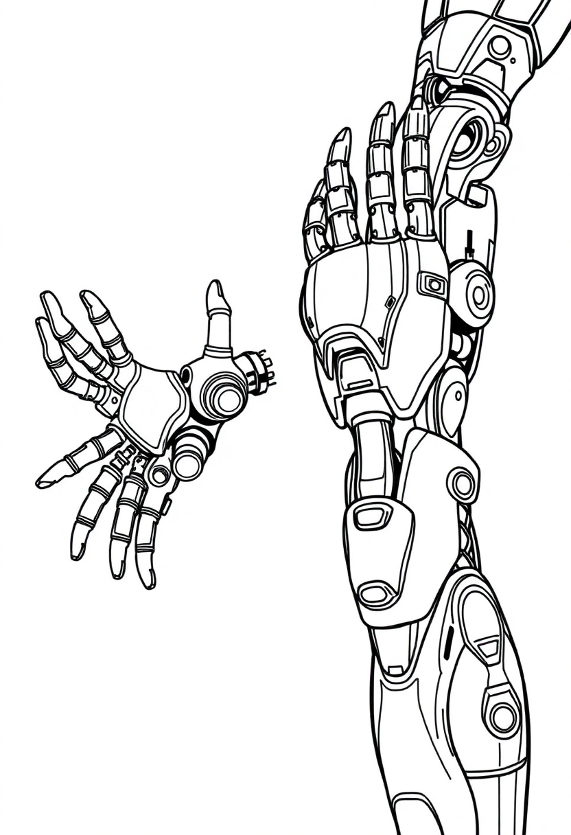 Bionic Prosthetic Limbs coloring pages
