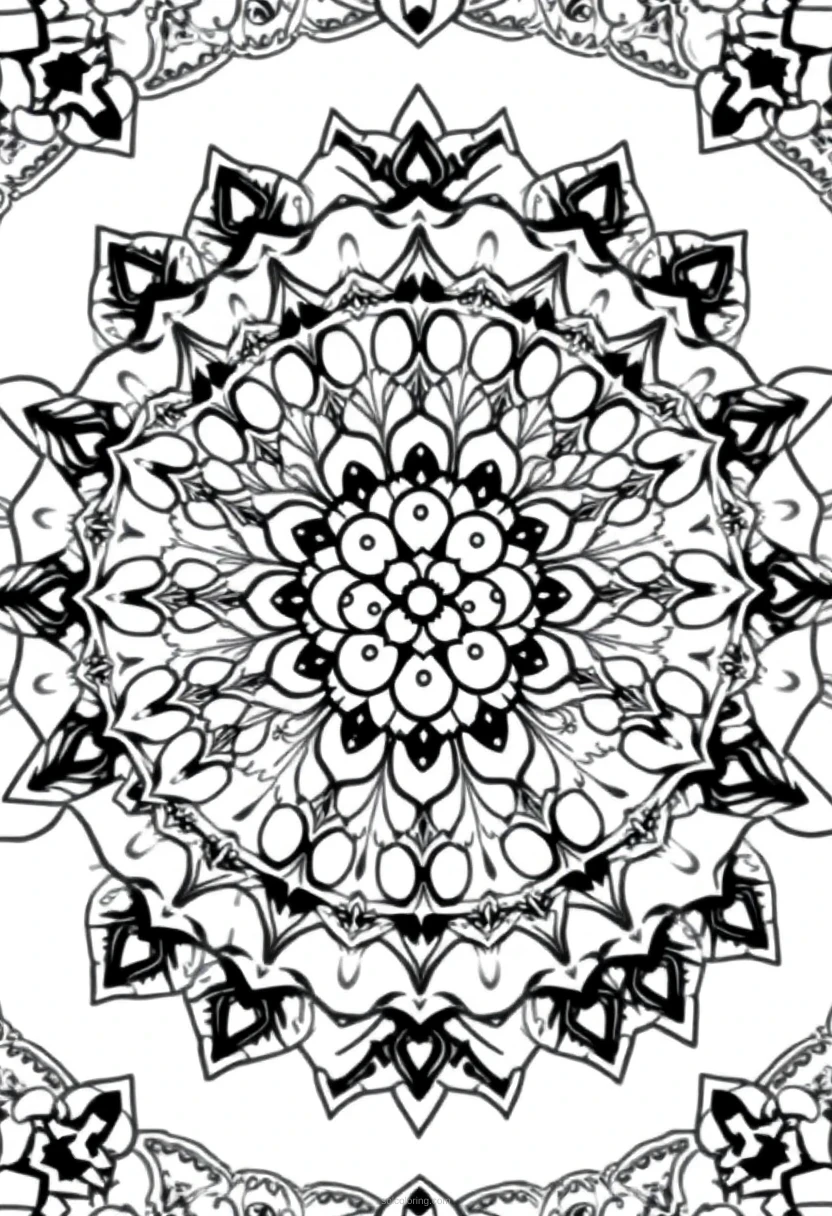 Blueberry Cluster coloring page for kids