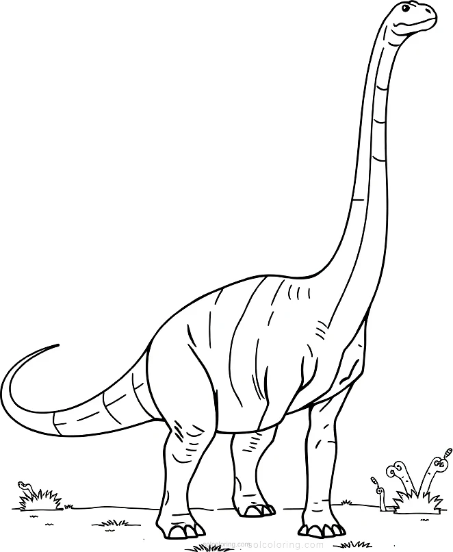 Brachiosaurus coloring pages