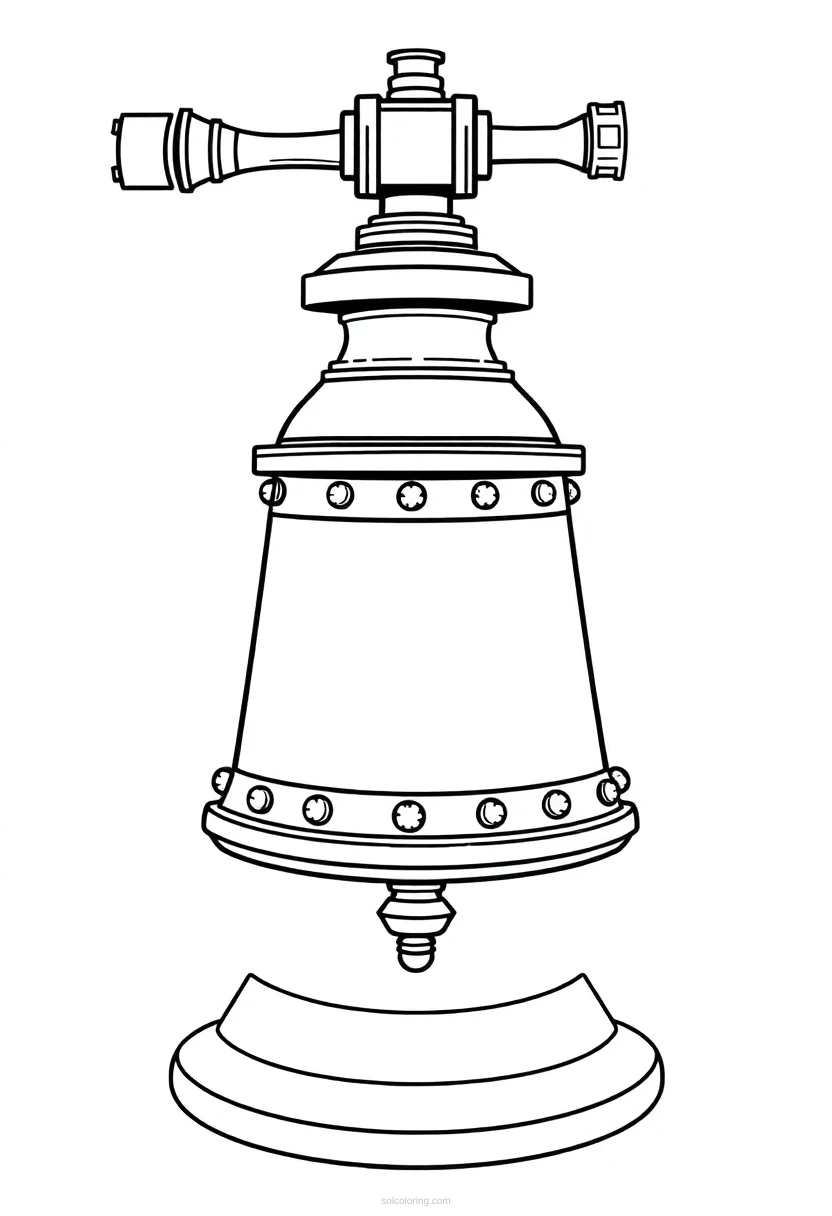 Brass Diving Bell coloring page for kids