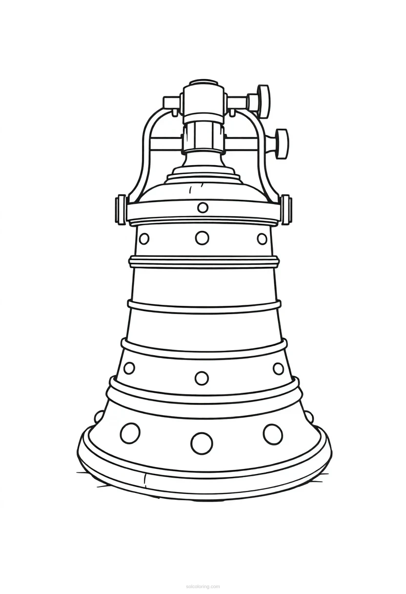 Brass Diving Bell coloring page for kids