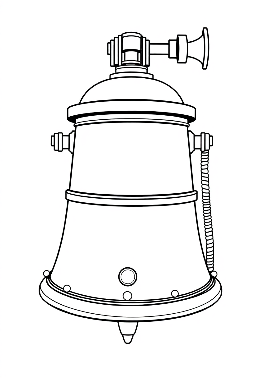 Brass Diving Bell coloring pages