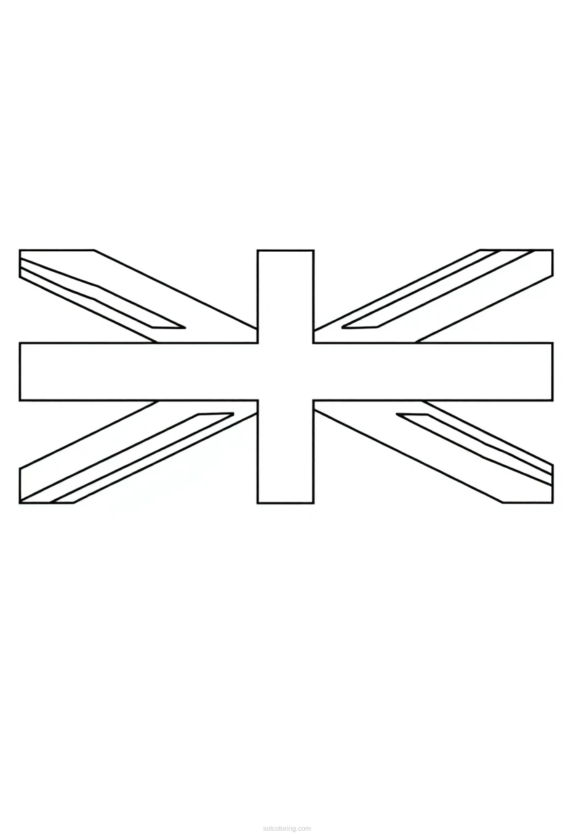 British Flag coloring pages