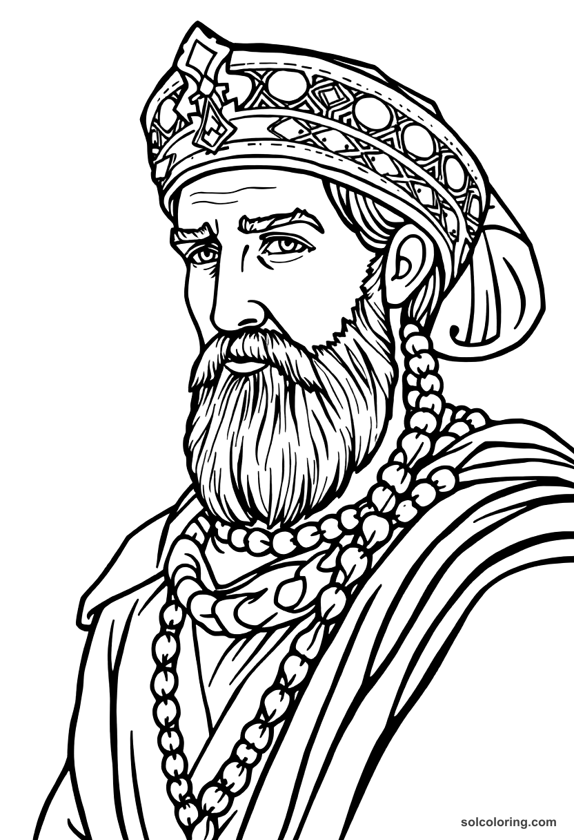Byzantine mosaic workshop coloring page showing artisans working on detailed mosaics with tools and colorful tile pieces