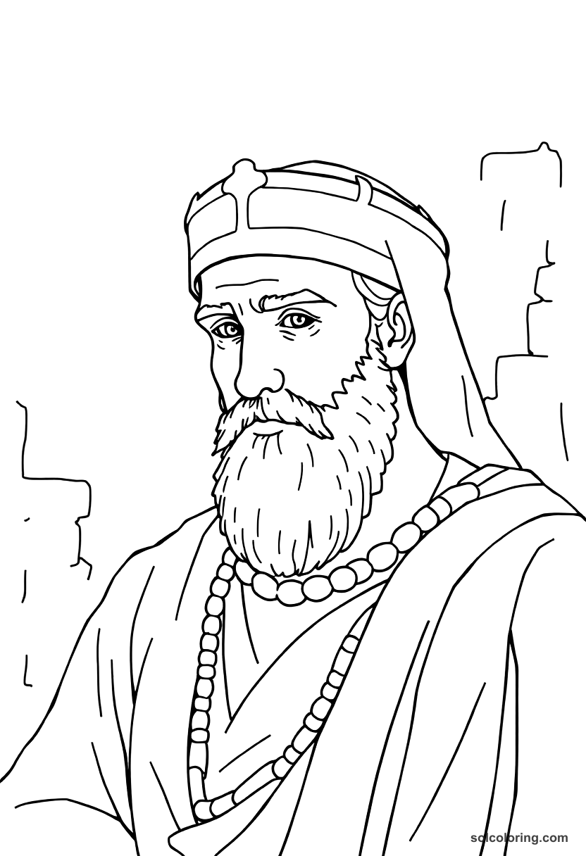Byzantine mosaic workshop coloring page showing medieval artisans creating detailed religious mosaics with tools and tessellae