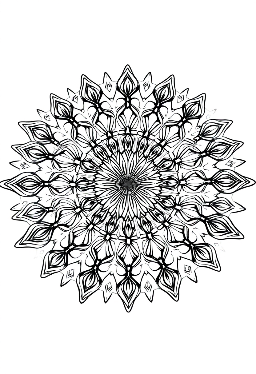 Candy Cane coloring page, free printable