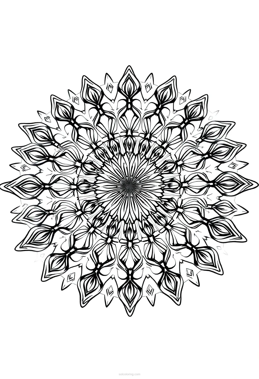 Candy Cane coloring page for kids