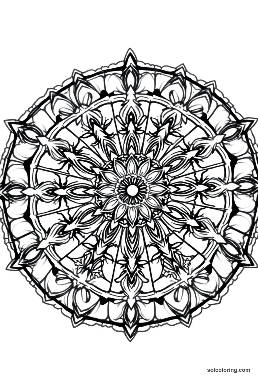 Mandala Caracal