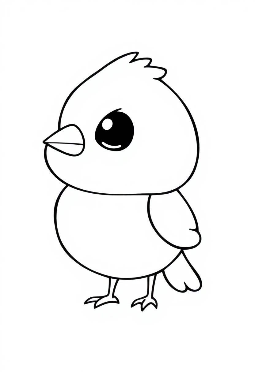 Cardinal coloring page, free printable