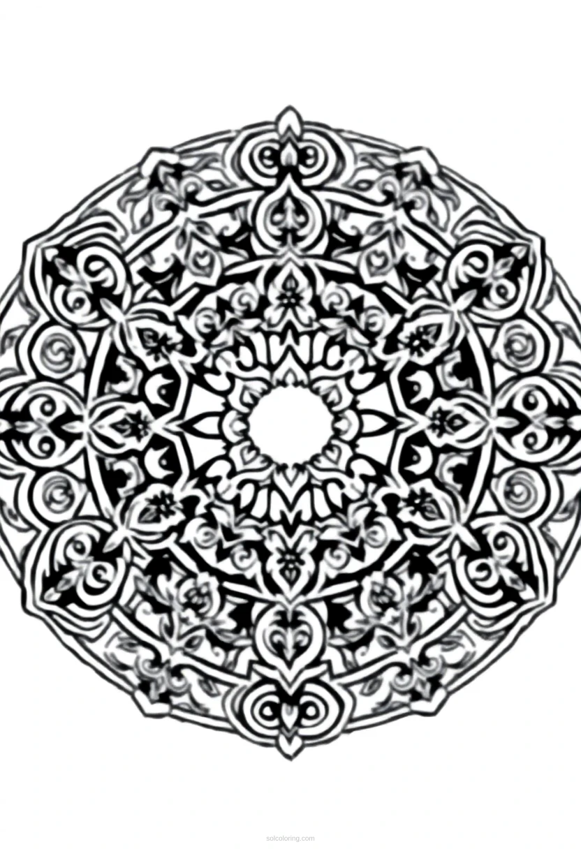 Celtic Mandala Patterns coloring pages