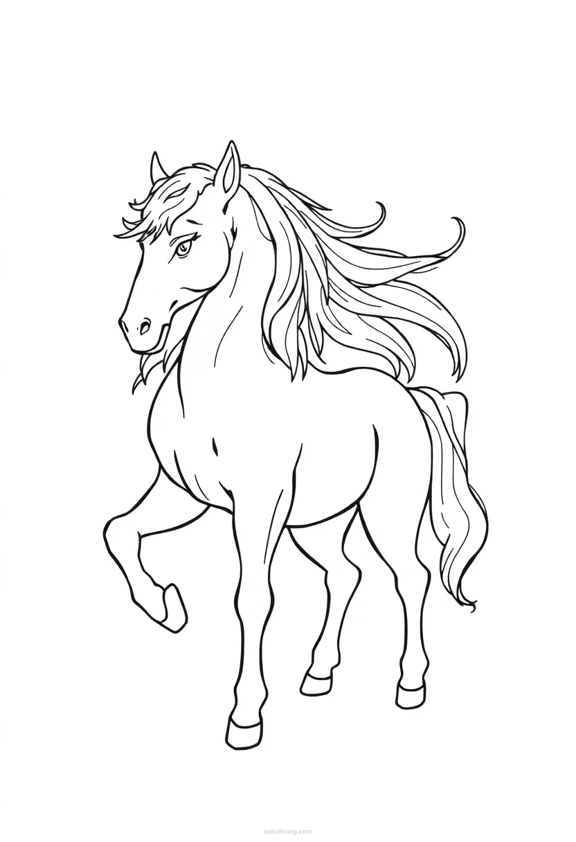 Centaur coloring page for kids