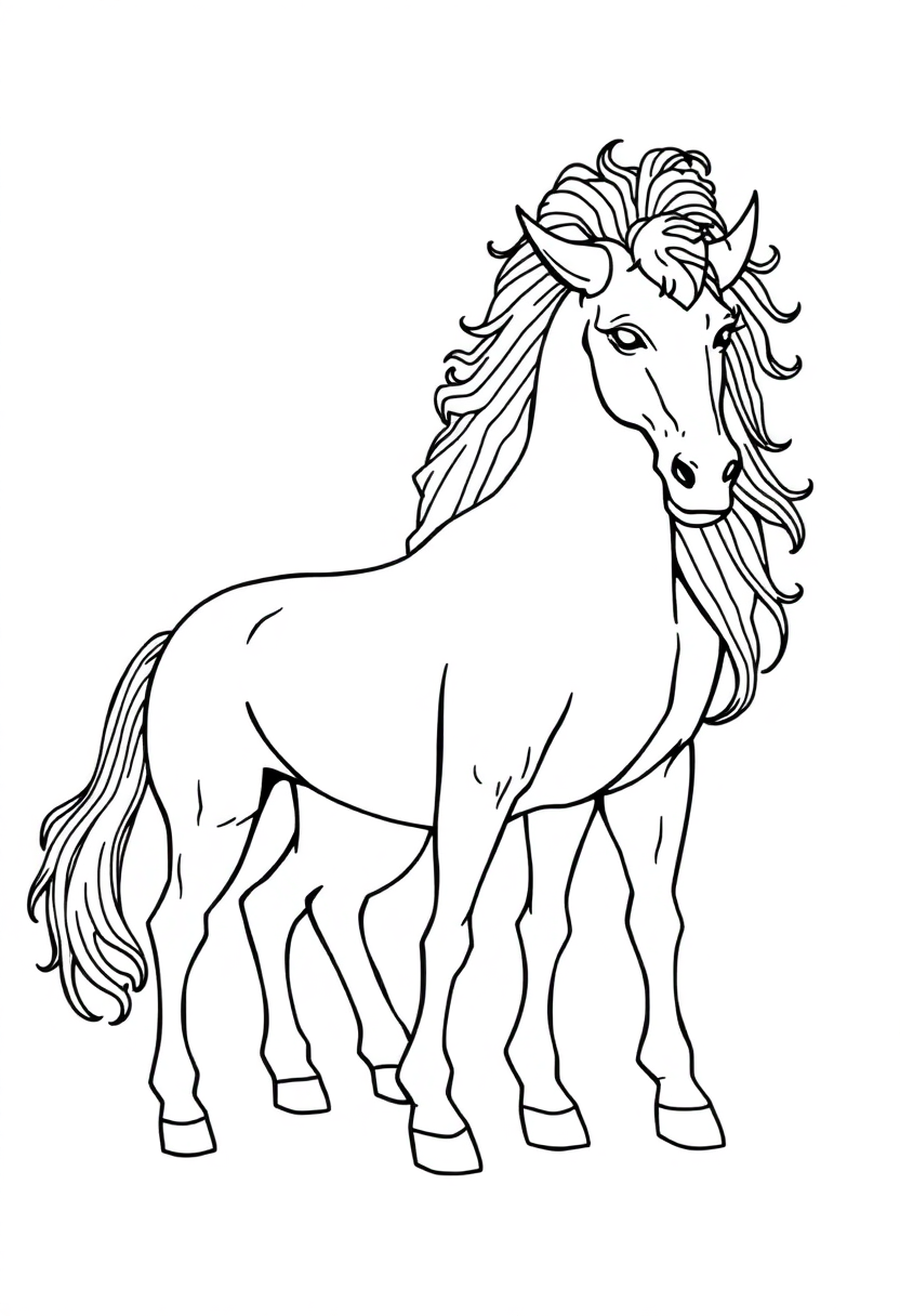 Centaurs coloring page for kids