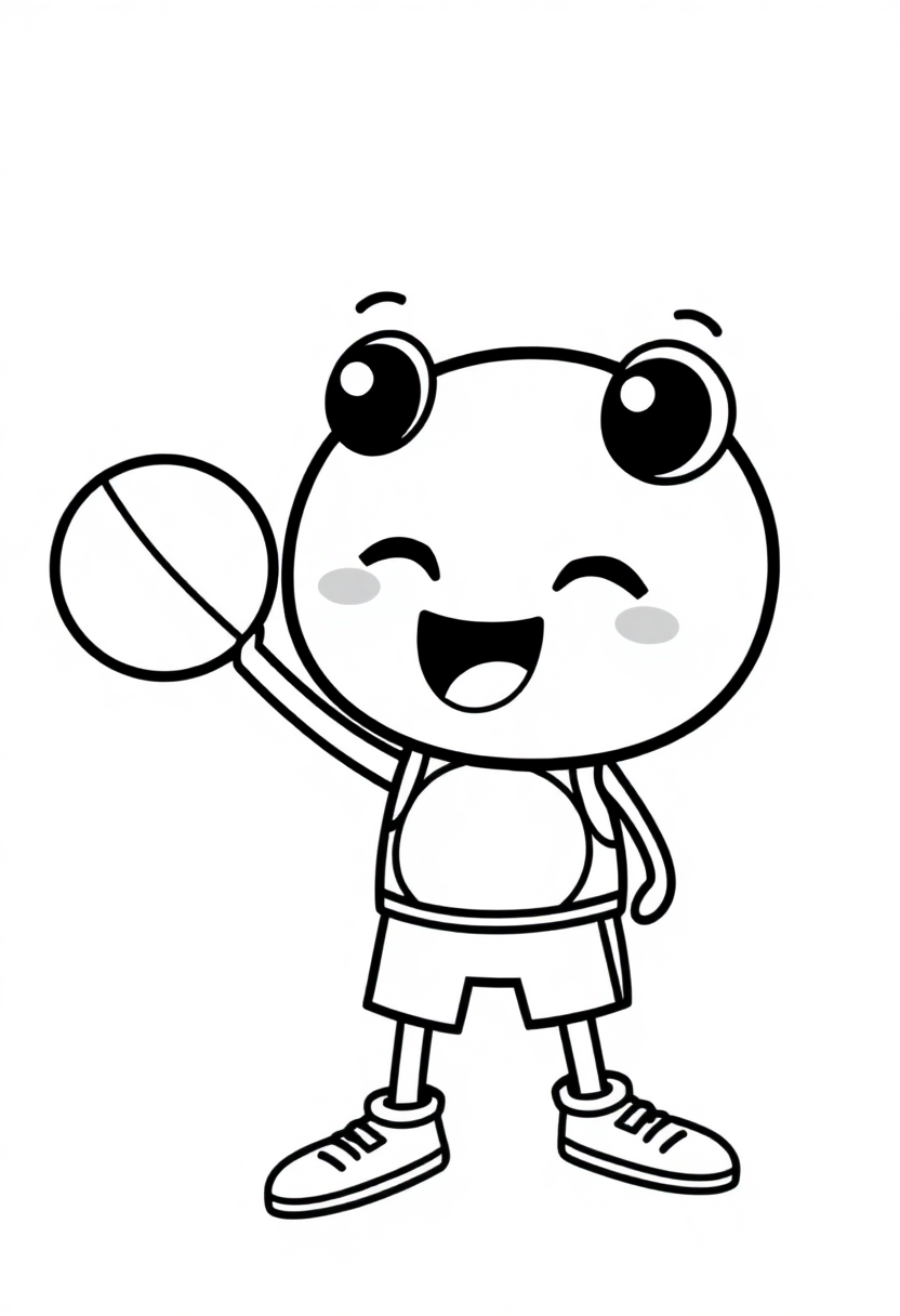 Center Player Dunking coloring page, free printable