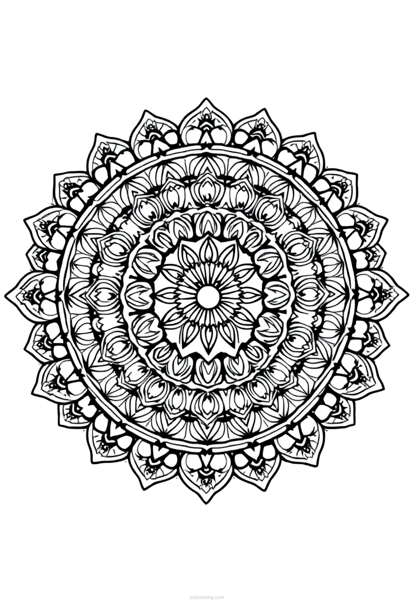 Chef coloring page for kids