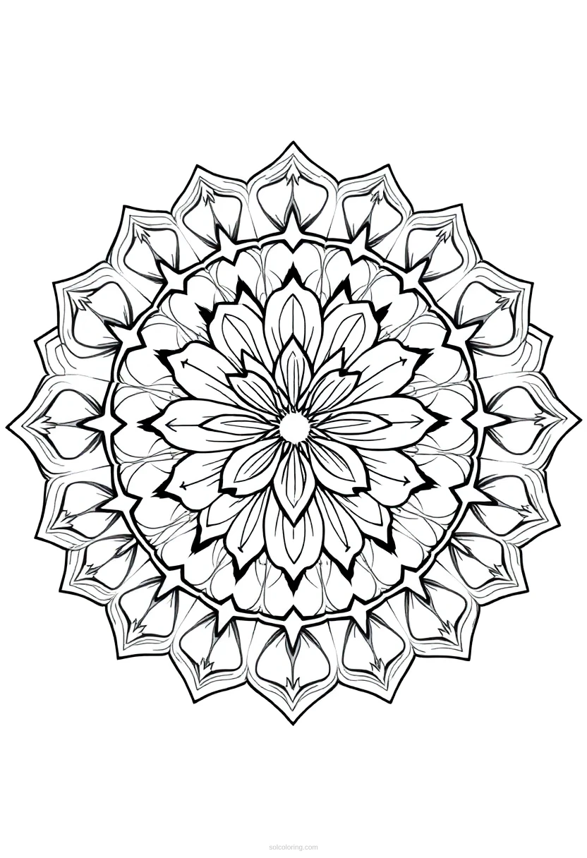 Cherry Blossom coloring page for kids