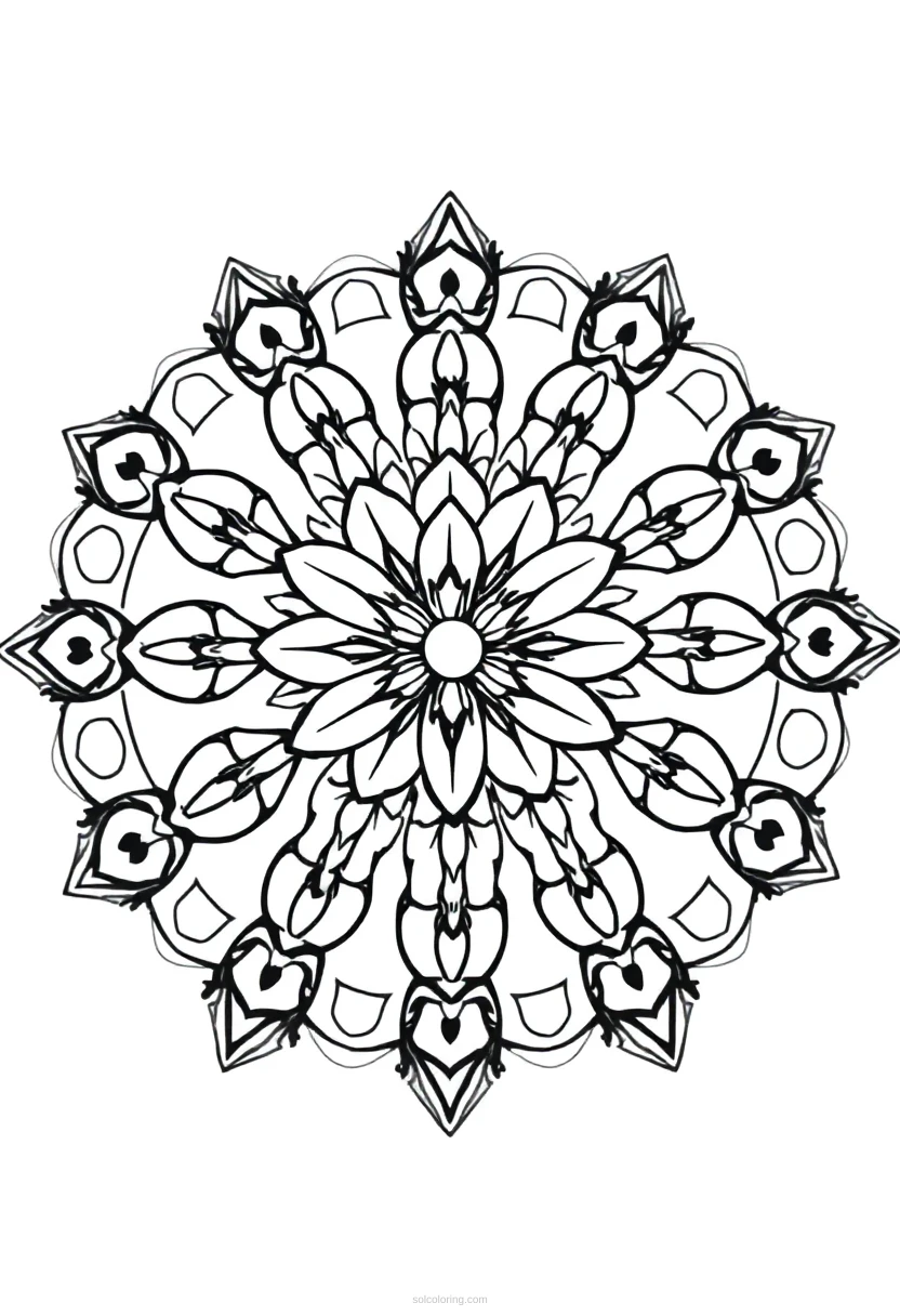 Cherry Blossom coloring page for kids