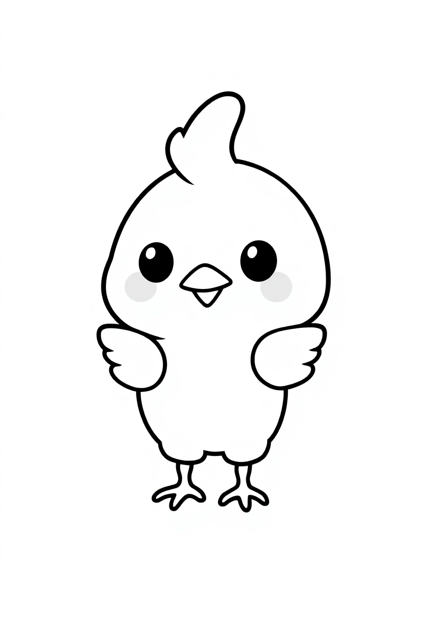 Chicken Drumstick coloring page, free printable