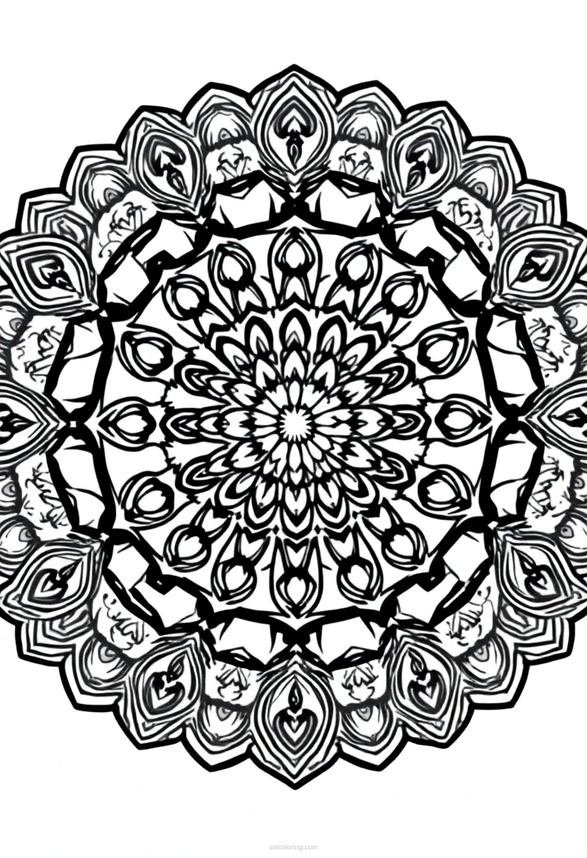 Chicken Drumstick coloring page for kids