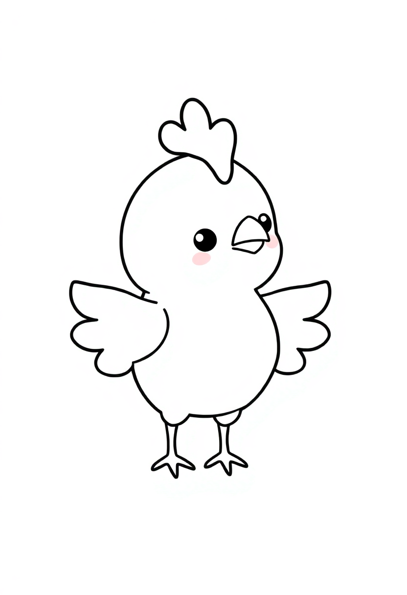 Chicken Wings coloring page, free printable