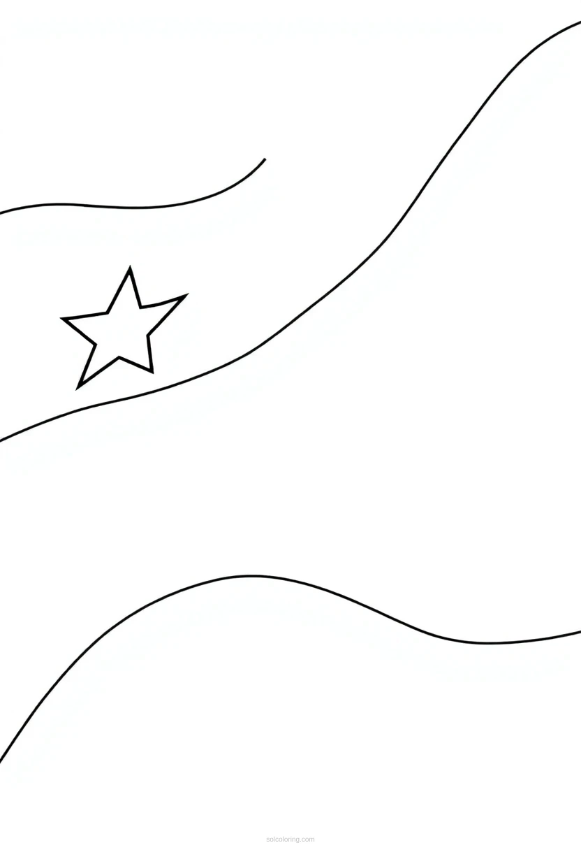 Chilean Flag coloring pages