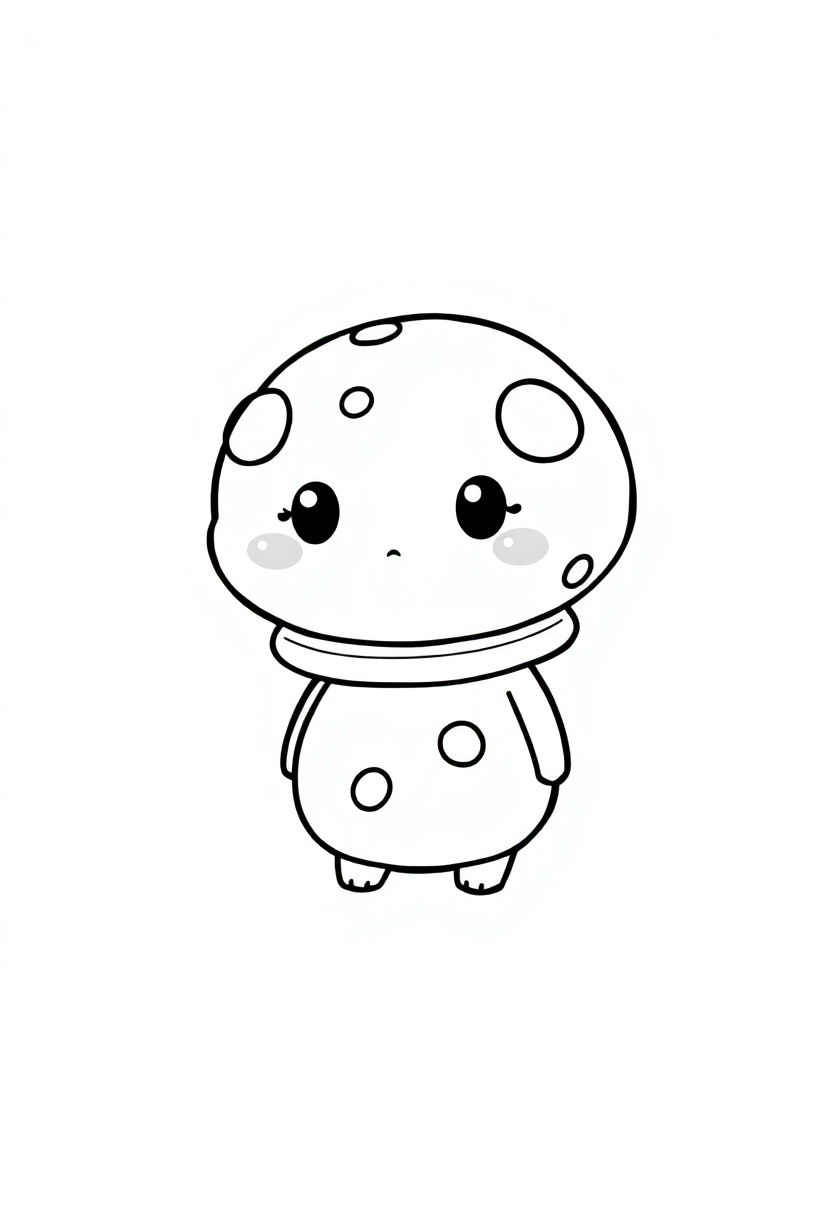 Chocolate Chip Cookies coloring page, free printable