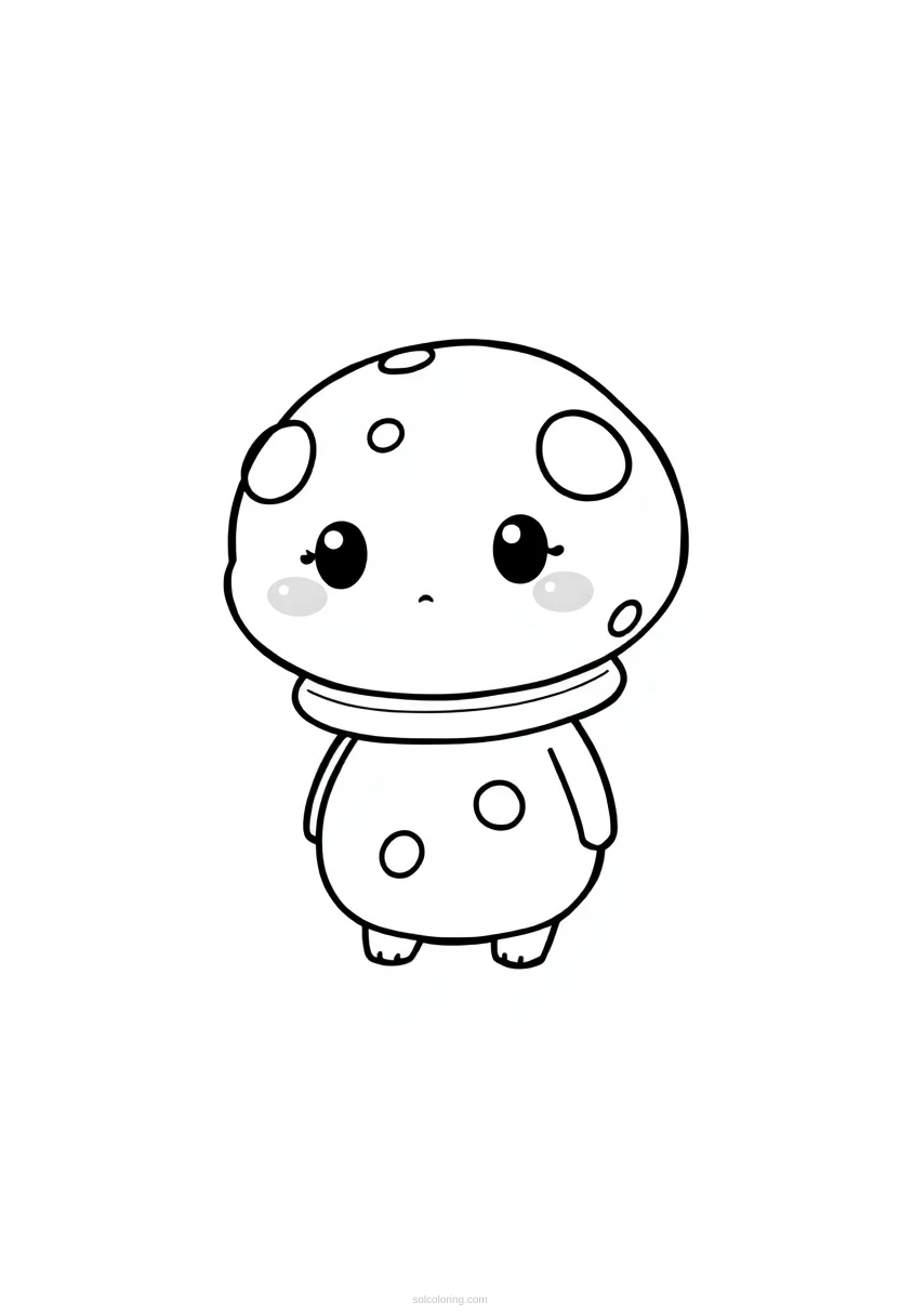 Chocolate Chip Cookies coloring page for kids
