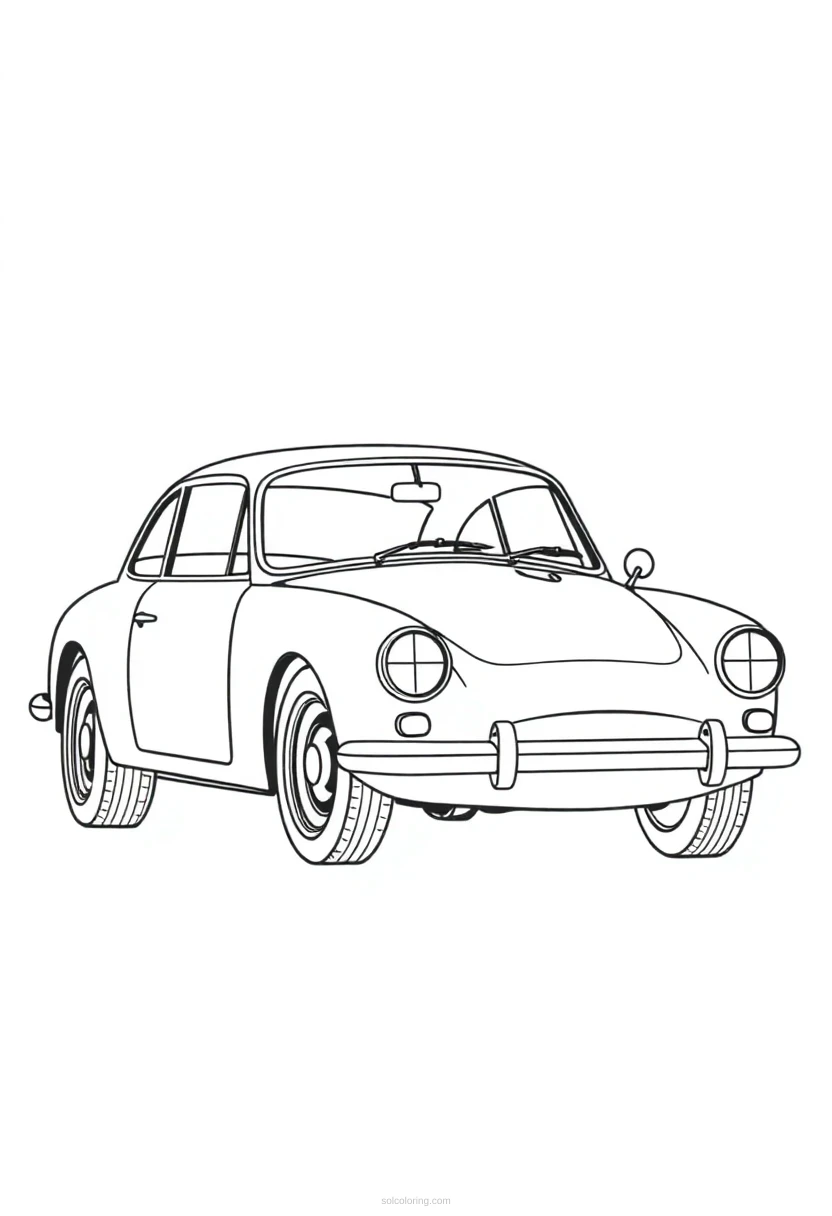 Classic Car coloring pages