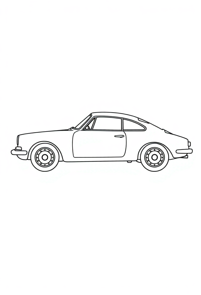 Classic Car coloring pages