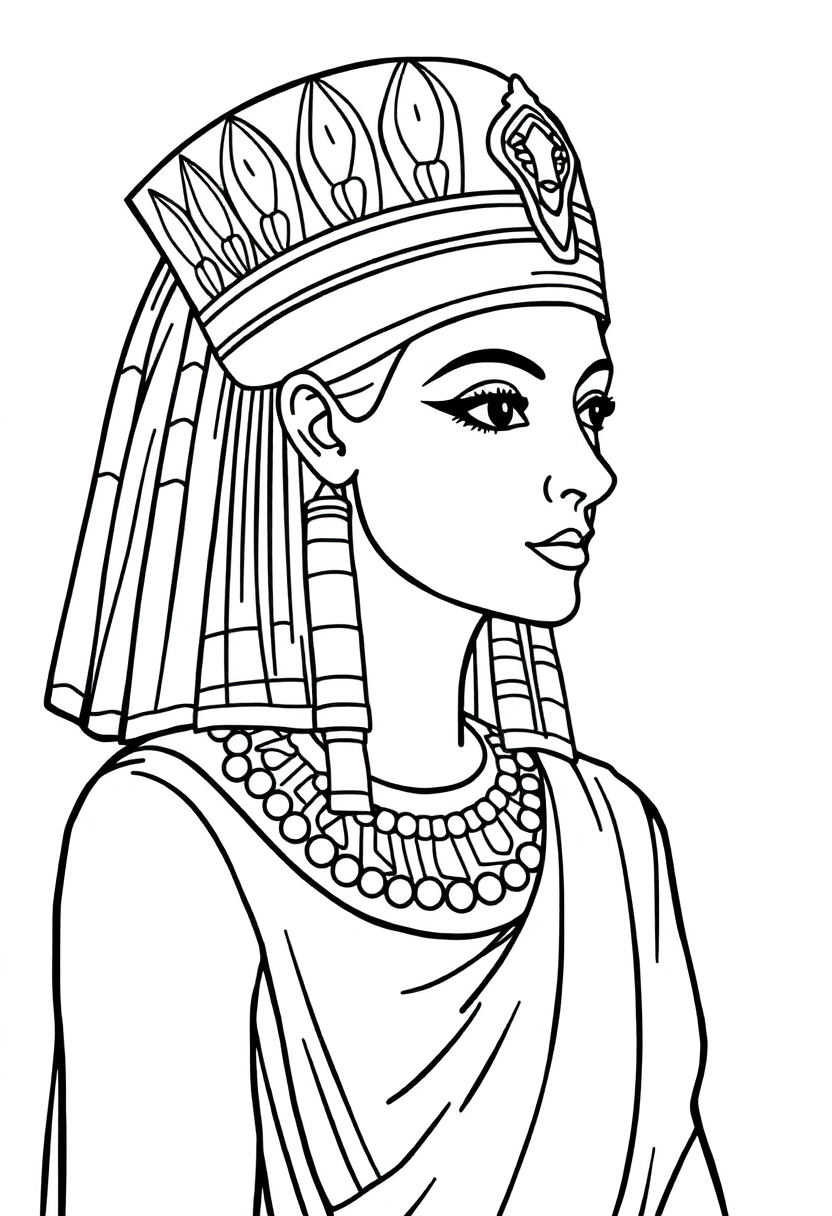 Cleopatra Queen Of Egypt coloring pages
