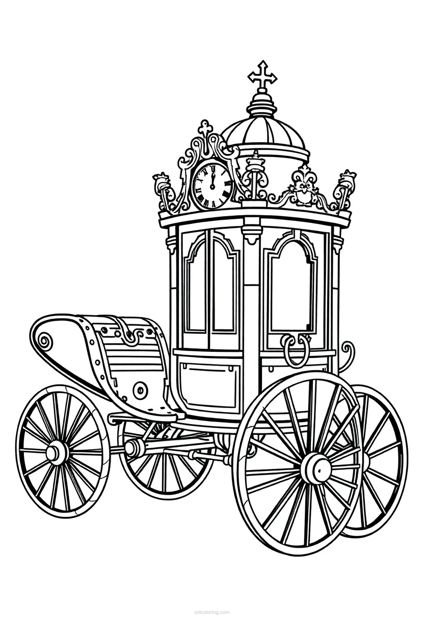 Clockwork Carriage coloring pages