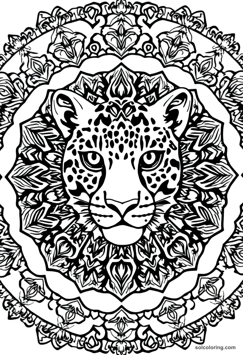 Mandala Clouded Leopard