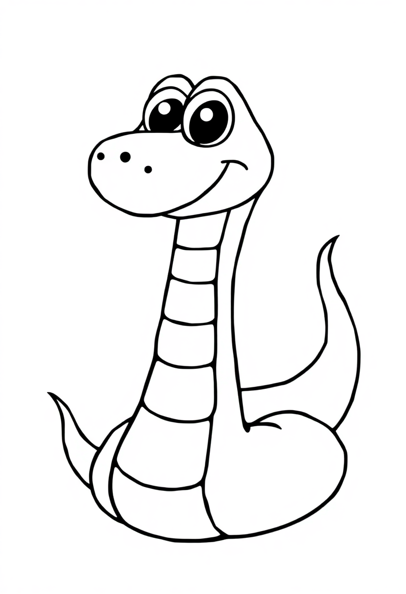 Cobra coloring page, free printable