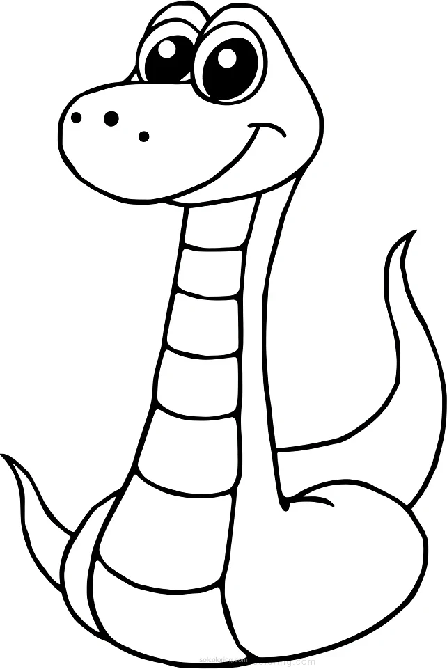 Cobra coloring page for kids