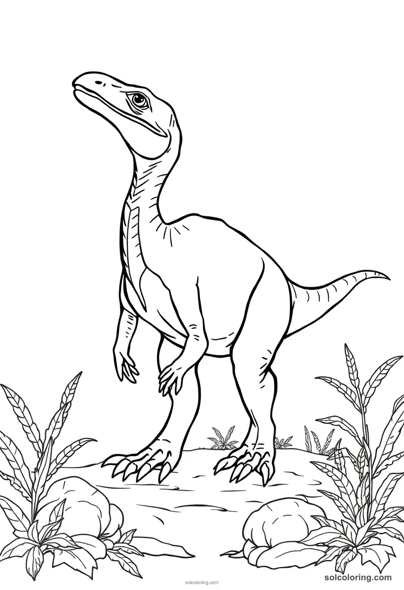 Coelophysis coloring pages