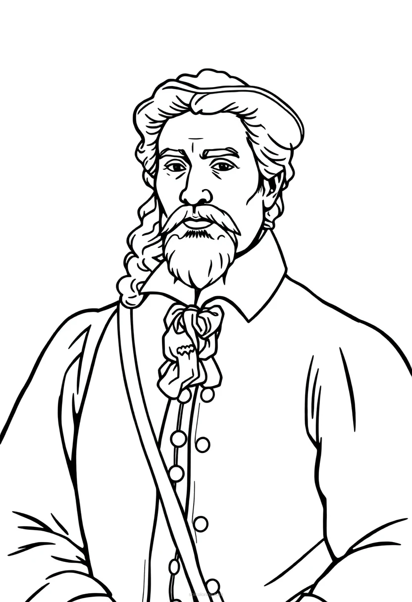 Colonial Governor coloring pages