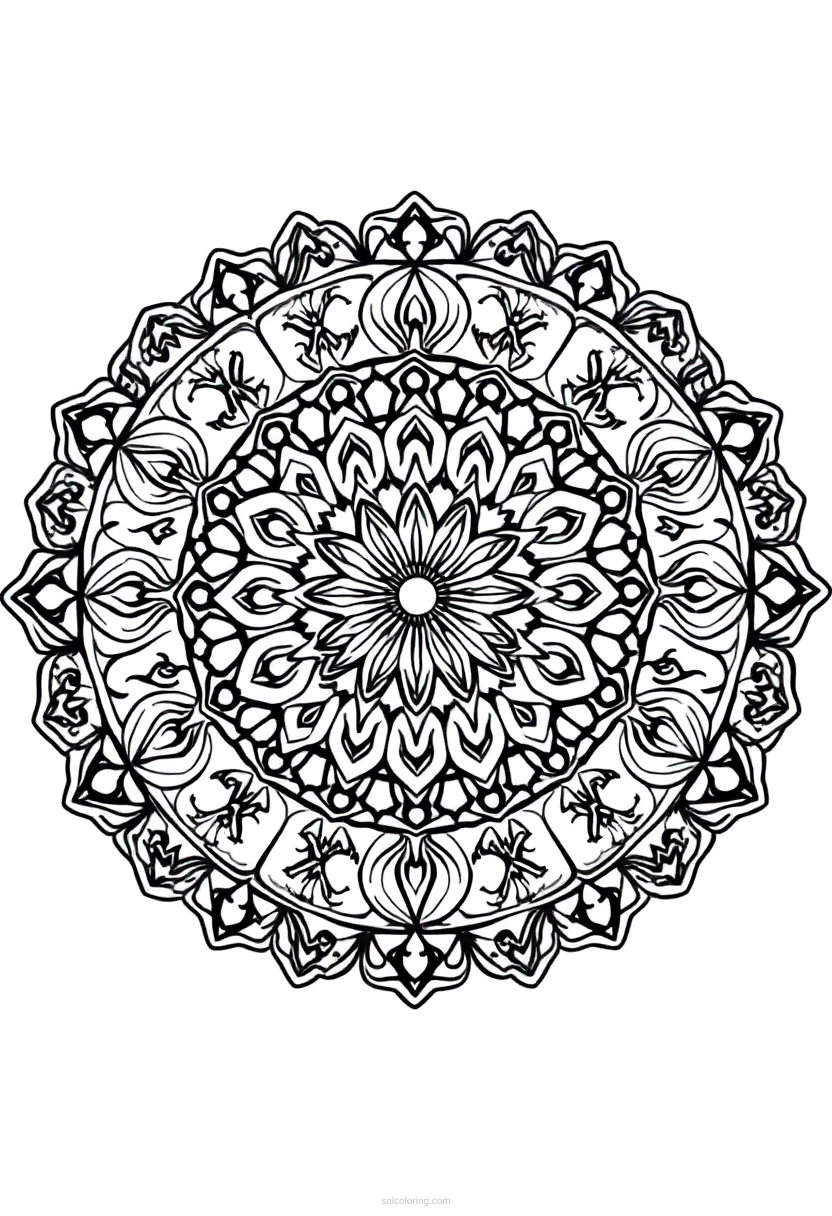 Coral Reef Cute Cartoon coloring page for kids