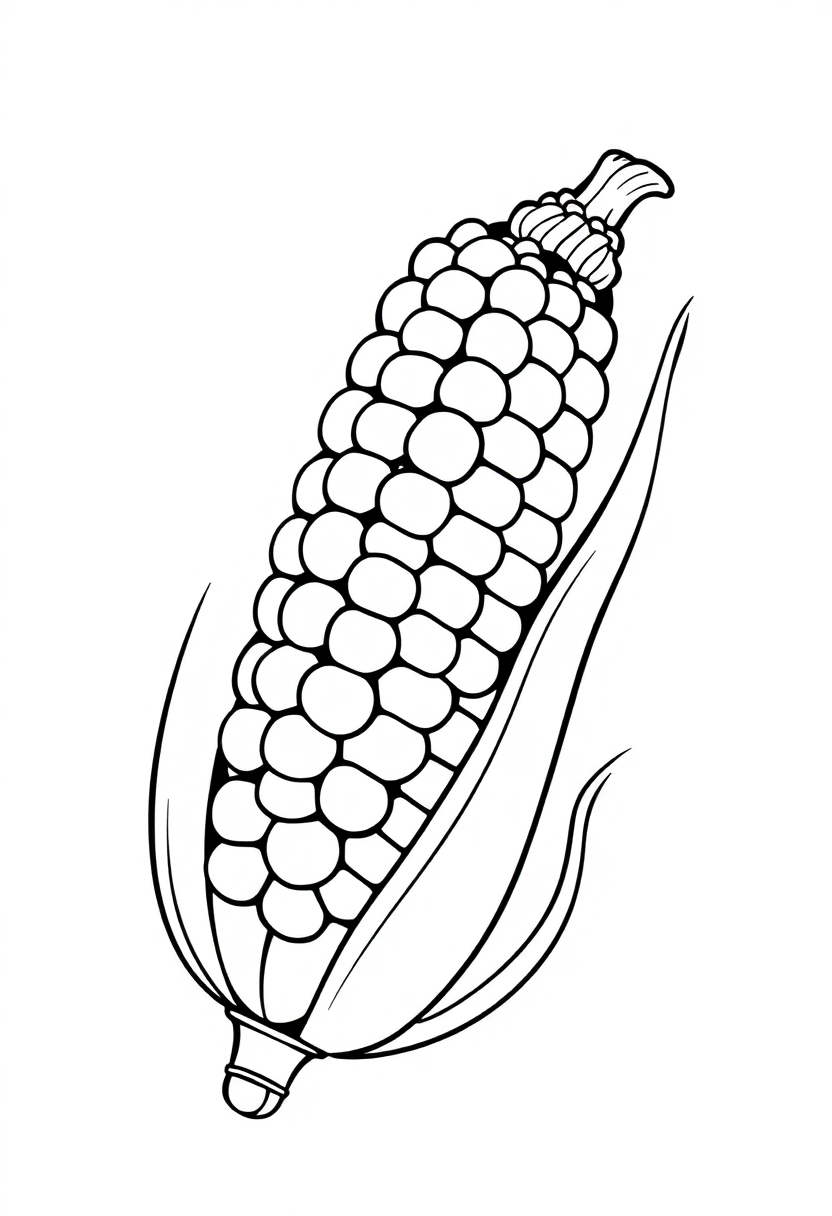 Corn On The Cob coloring pages